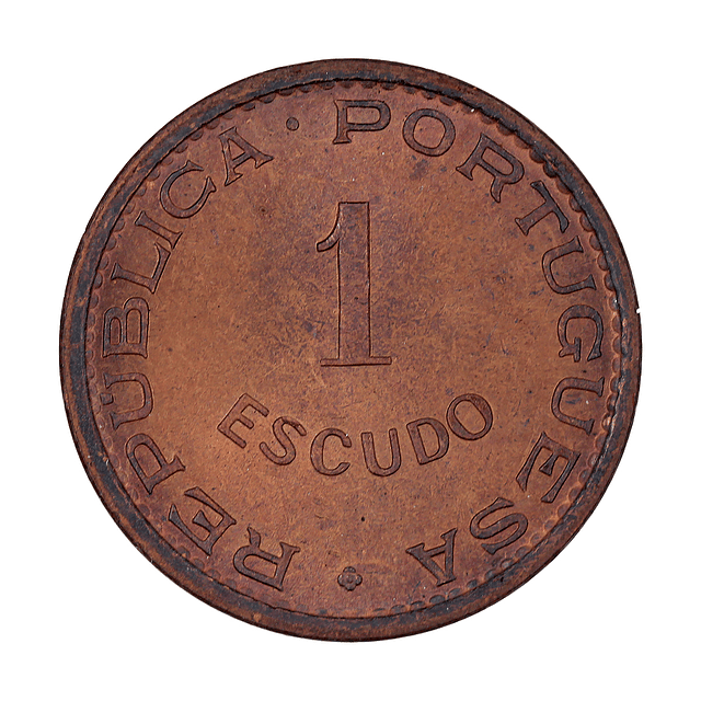 Angola - 1 Escudo 1974 Bronze