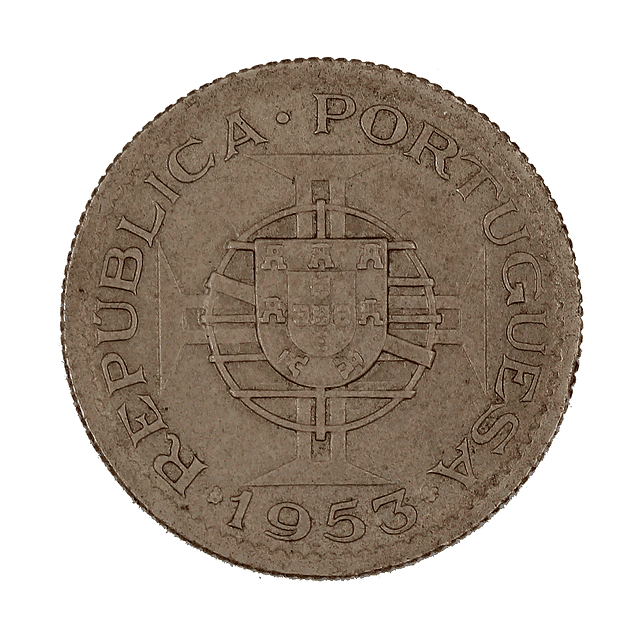 Angola - 2.50 Escudos 1953 Cupro-Níquel