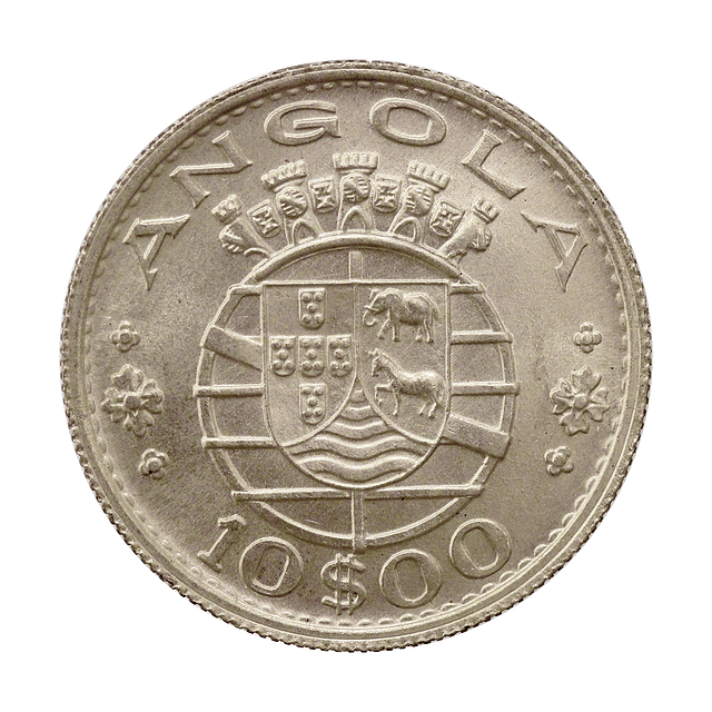 Angola - 10 Escudo 1952 Prata