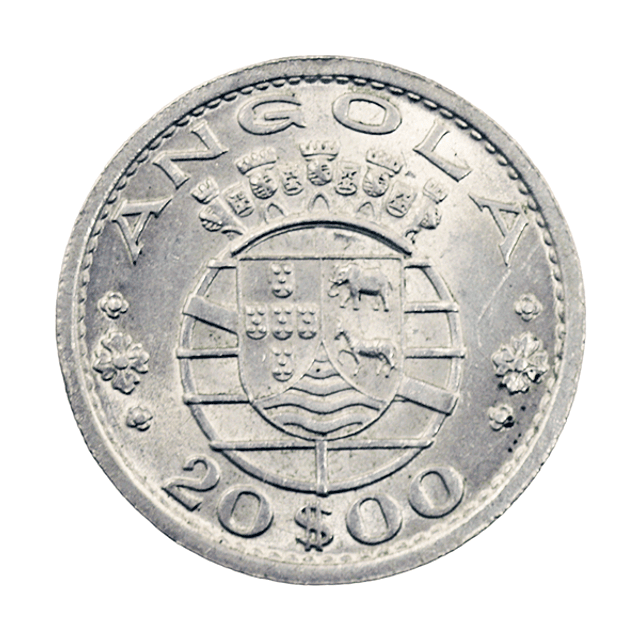 Angola - 20 Escudo 1952 Prata