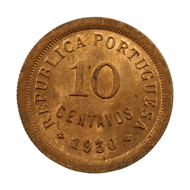 Cabo Verde - 10 Centavos 1930 Bronze