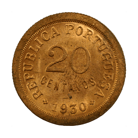 Cabo Verde - 20 Centavos 1930 Bronze