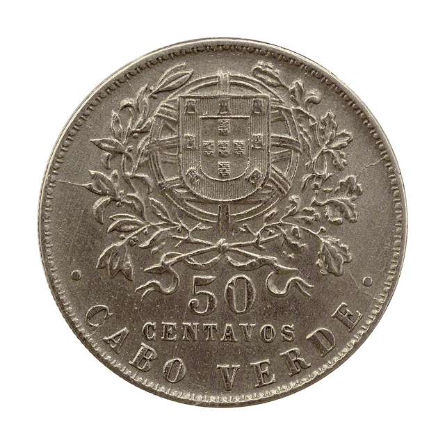 Cabo Verde - 50 Centavos 1930 Alpaca