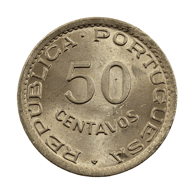 Cabo Verde - 50 Centavos 1949 Cupro-Niquel