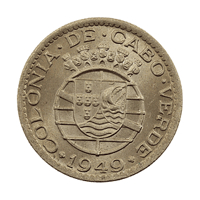 Cabo Verde - 1 Escudo 1949 Cupro-Niquel