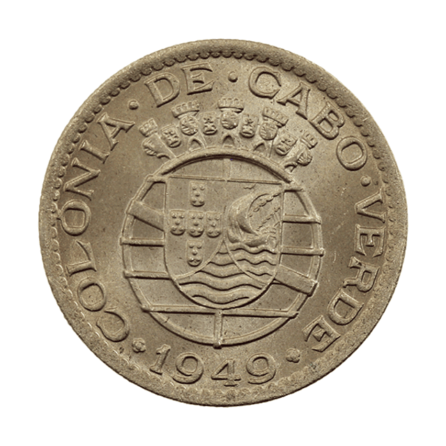 Cabo Verde - 1 Escudo 1949 Cupro-Niquel
