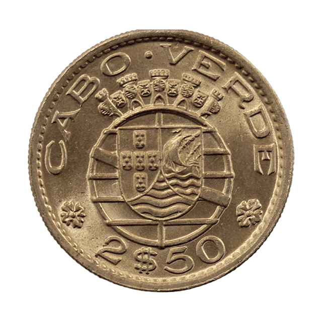 Cabo Verde - 2.50 Escudos 1967 Cupro-Niquel