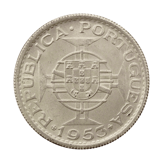 Cabo Verde - 10 Escudos 1953 Prata