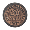 Guiné - 20 Centavos 1933 Bronze 