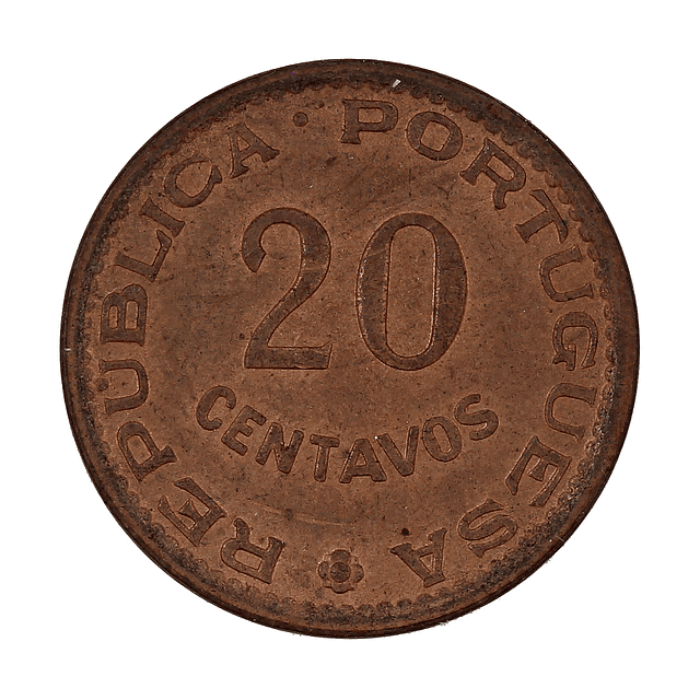 Guiné - 20 Centavos 1973 Bronze