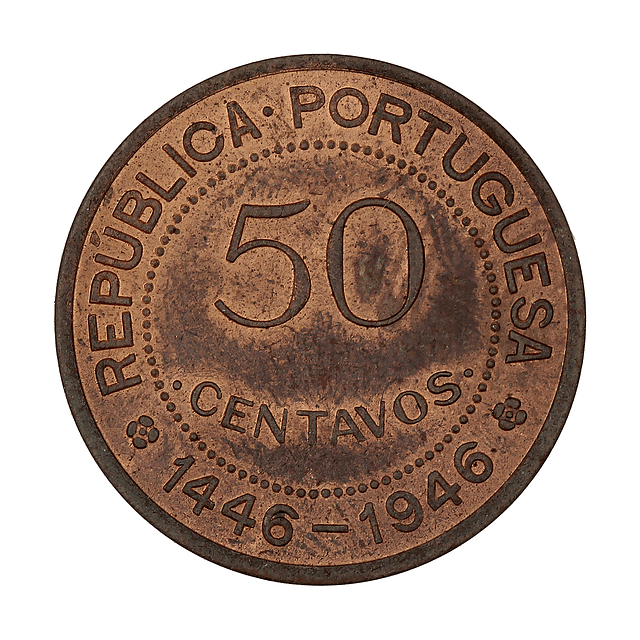 Guiné - 50 Centavos 1946 Bronze