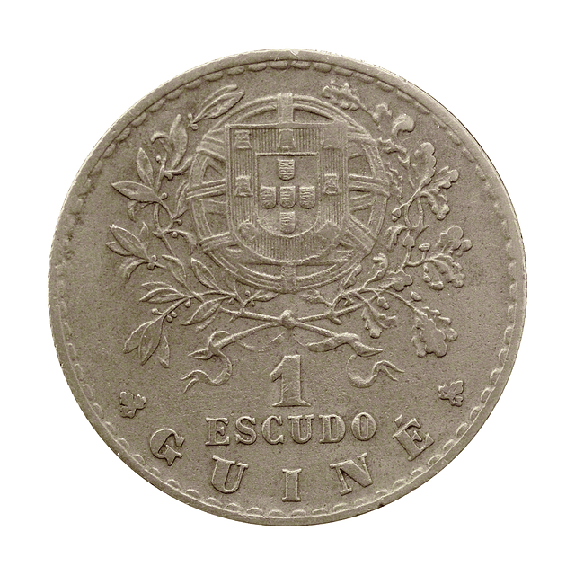 Guiné - 1 Escudo 1933 Alpaca