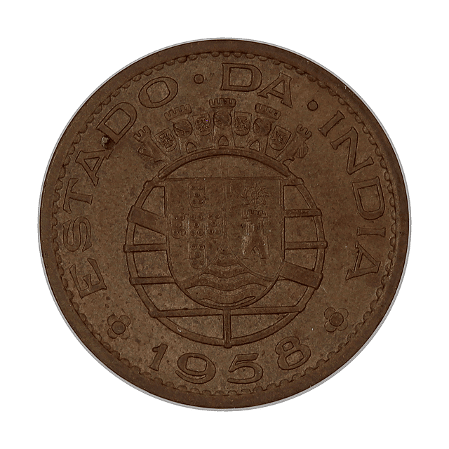 Índia - 30 Centavos 1958 Bronze