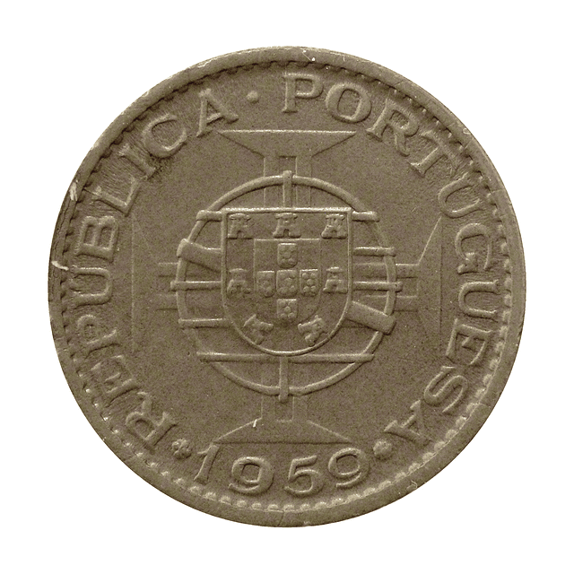 India - 60 Centavos 1959 Alpaca