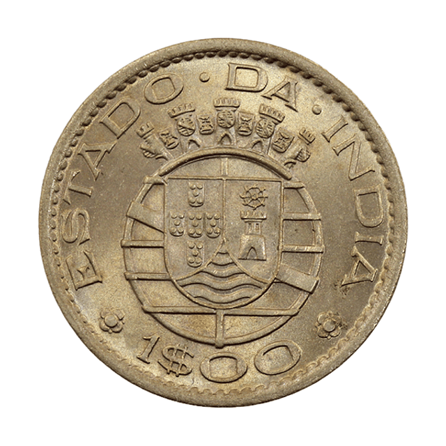 Índia - 1 Escudo 1958 Alpaca