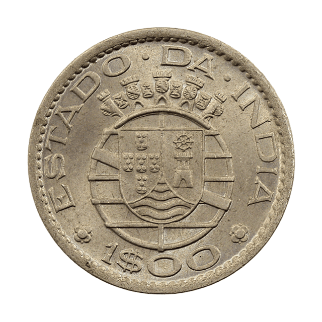 Índia - 1 Escudo 1959 Alpaca