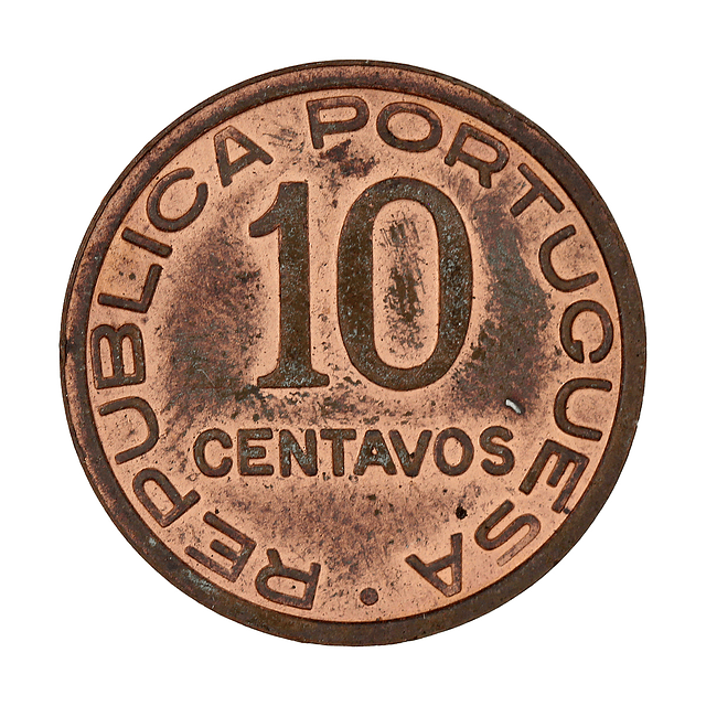 Moçambique - 10 Centavos 1936 Cobre