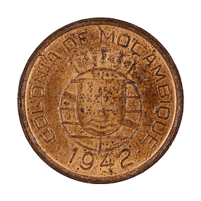 Moçambique - 10 Centavos 1942 Cobre