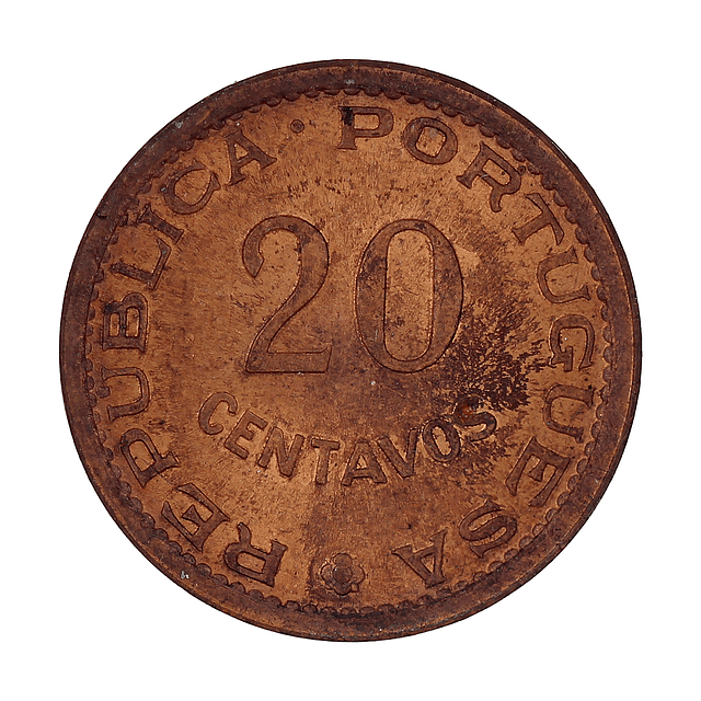 Moçambique - 20 Centavos 1974 Bronze