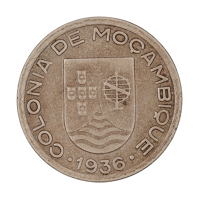 Moçambique - 50 Centavos 1936 Cupro-Níquel