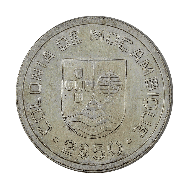 Moçambique - 2.50 Escudos 1935 Prata