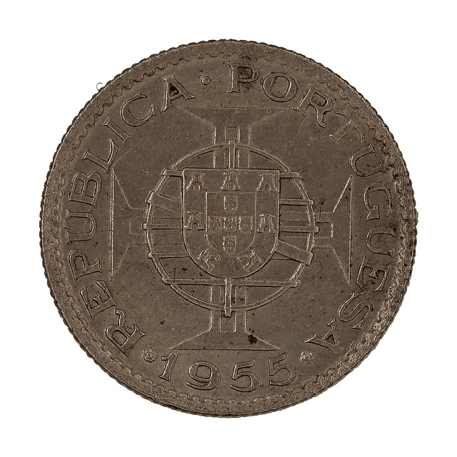 Moçambique - 2.50 Escudos 1955 Cupro-Níquel