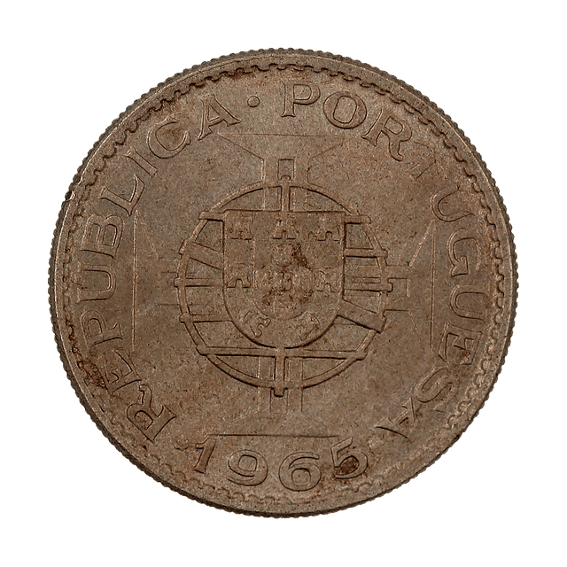 Moçambique - 2.50 Escudos 1965 Cupro-Níquel