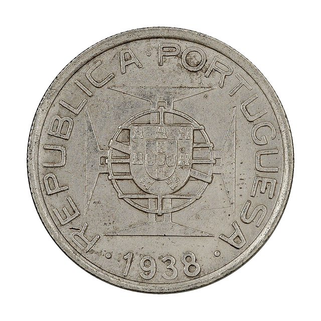 Moçambique - 5 Escudos 1938 Prata