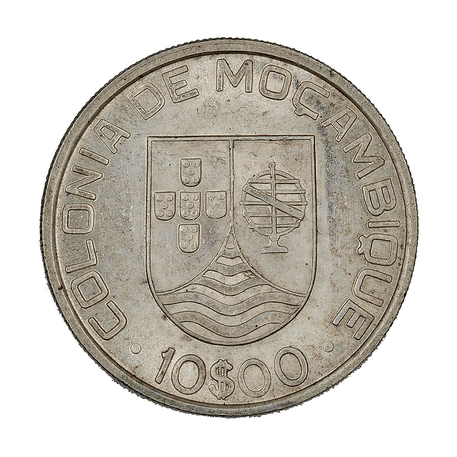 Moçambique - 10 Escudos 1936 Prata