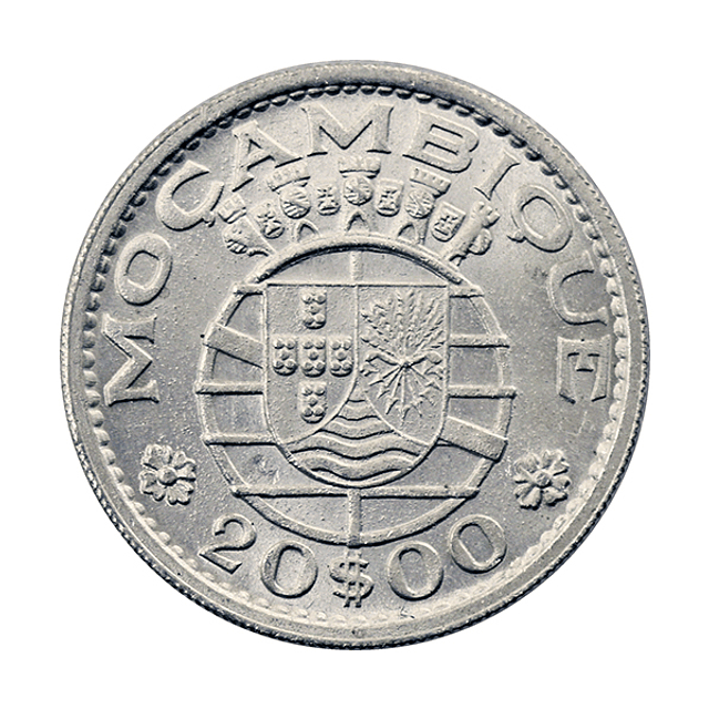 Moçambique - 20 Escudos 1952 Prata