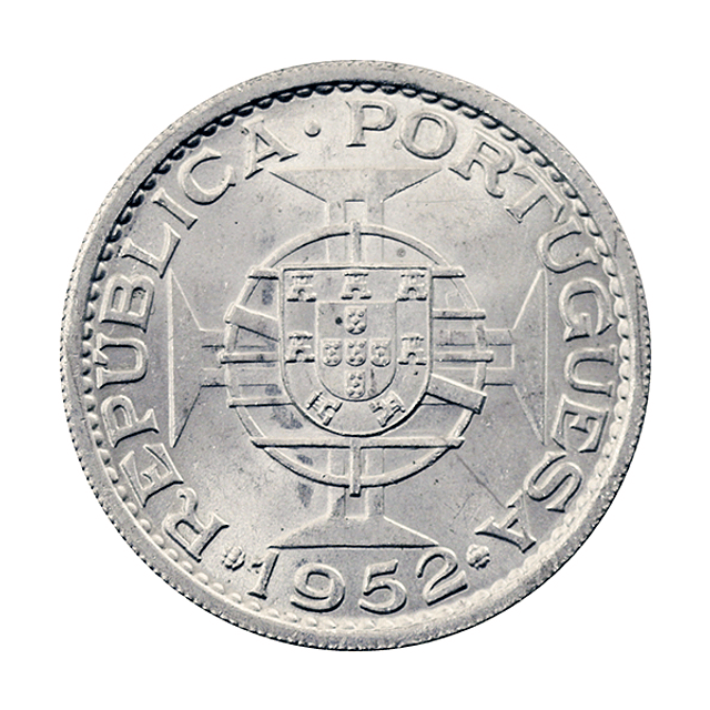 Moçambique - 20 Escudos 1952 Prata