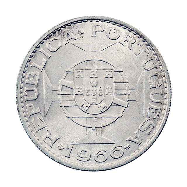 Moçambique - 20 Escudos 1966 Prata 