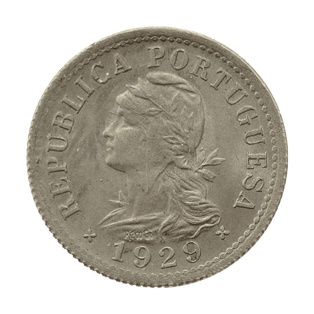 São Tomé e Principe - 10 Centavos 1929 Alpaca