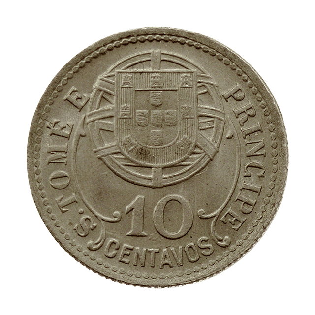 São Tomé e Principe - 10 Centavos 1929 Alpaca