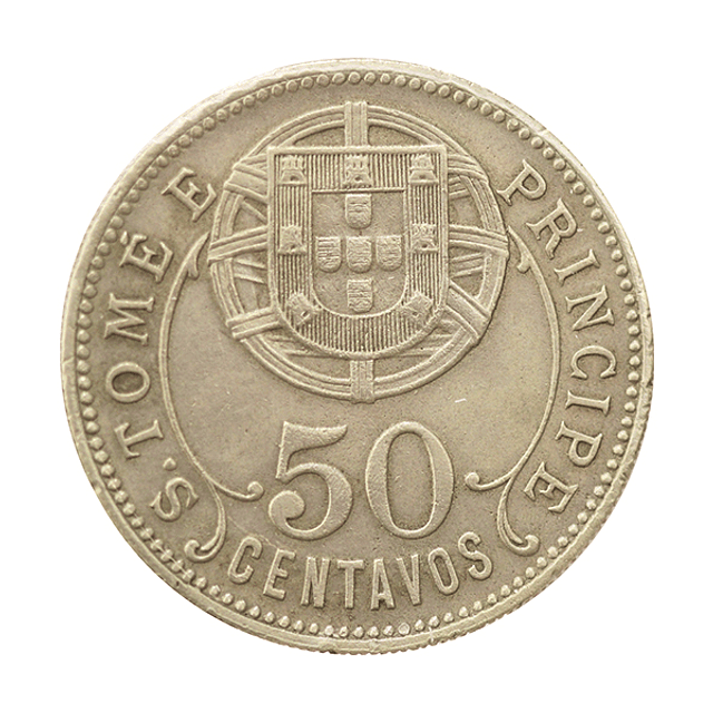 São Tomé e Principe - 50 Centavos 1928 Alpaca