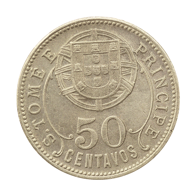 São Tomé e Principe - 50 Centavos 1929 Alpaca