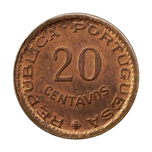 São Tomé e Principe - 20 Centavos 1971 Bronze
