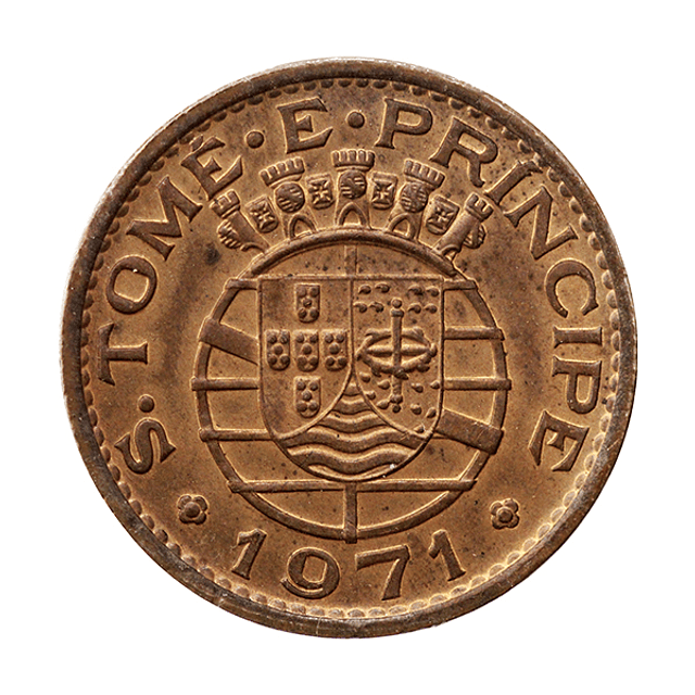 São Tome e Príncipe - 1 Escudo 1971 Bronze