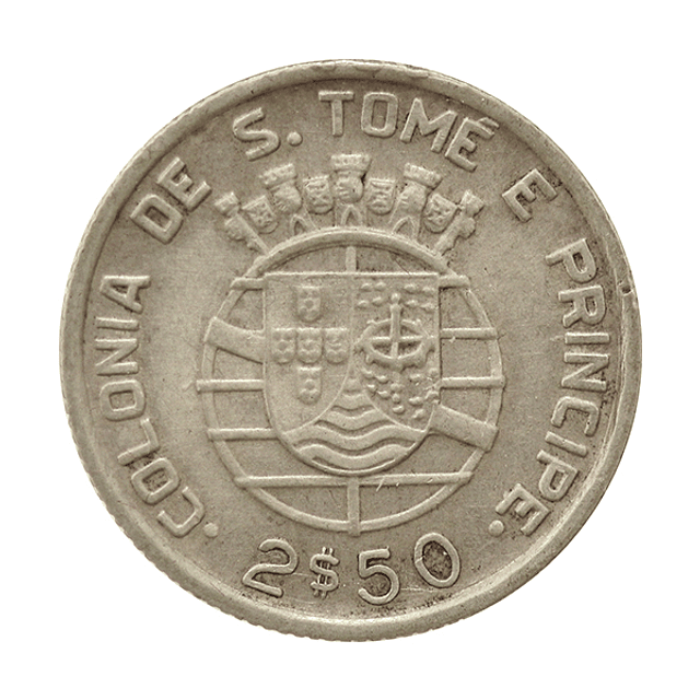 São Tome e Príncipe - 2.50 Escudos 1939 Prata