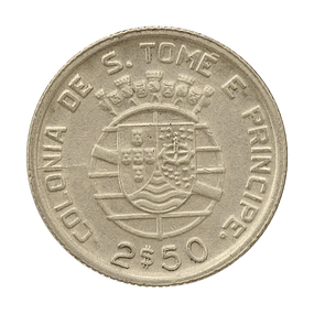 São Tome e Príncipe - 2.50 Escudos 1948 Prata 