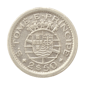 São Tome e Príncipe - 2.50 Escudos 1961 Prata