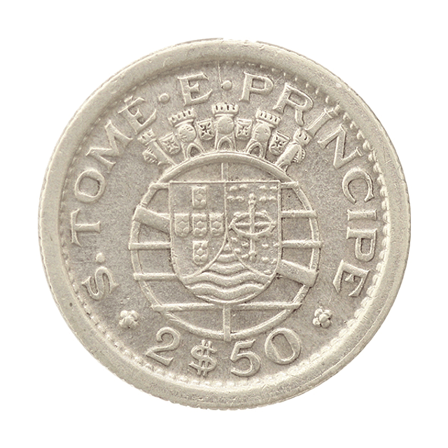 São Tome e Príncipe - 2.50 Escudos 1961 Prata