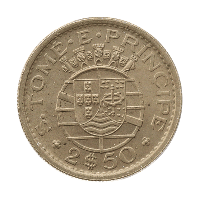 São Tome e Príncipe - 2.50 Escudos 1971 Cupro-Níquel