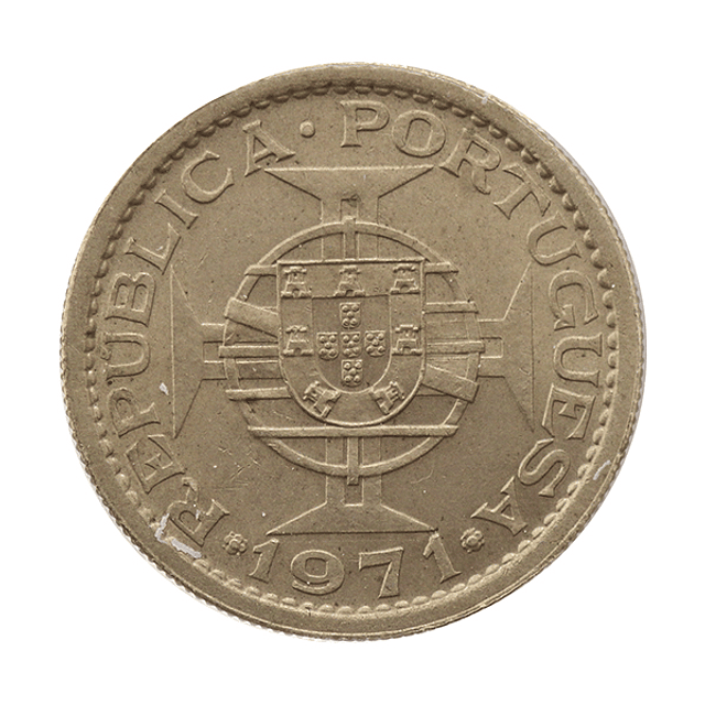 São Tome e Príncipe - 2.50 Escudos 1971 Cupro-Níquel