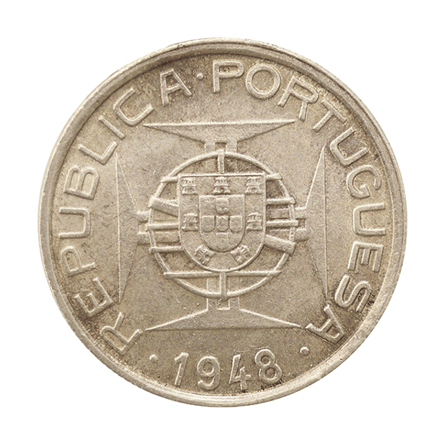 São Tome e Príncipe - 5 Escudos 1948 Prata