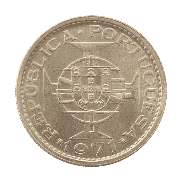 São Tome e Príncipe - 5 Escudos 1971 Cupro-Níquel