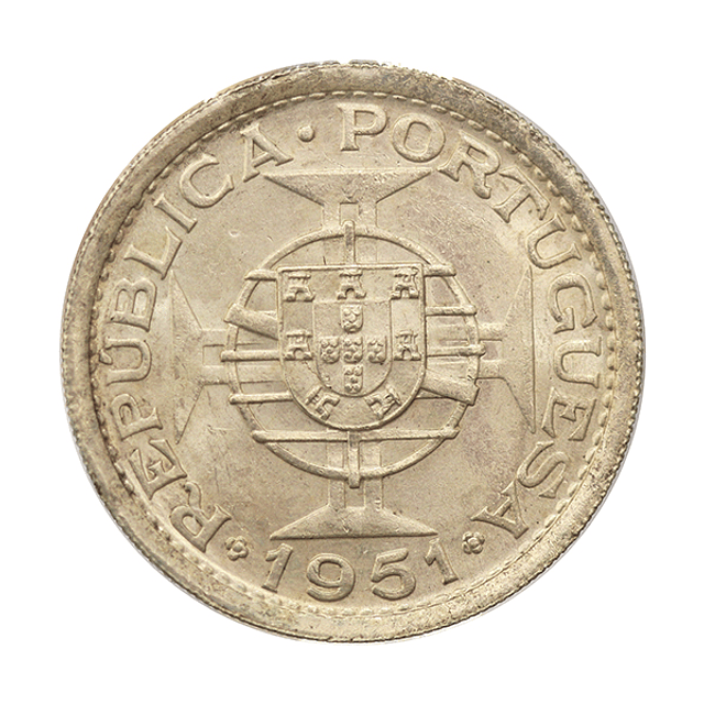 São Tome e Príncipe - 10 Escudos 1951 Prata