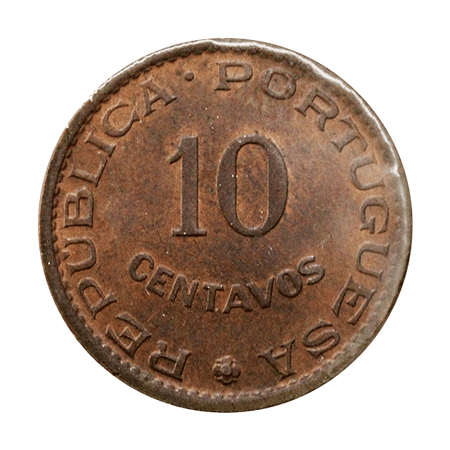 Timor - 10 Centavos 1958 Bronze