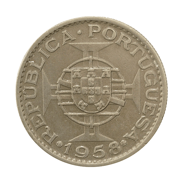 Timor - 1 Escudo 1958 Alpaca