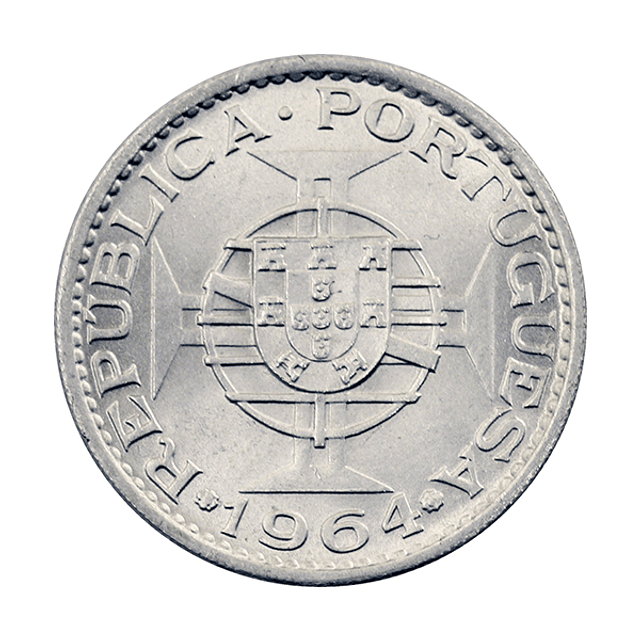 Timor - 10 Escudos 1964 Prata